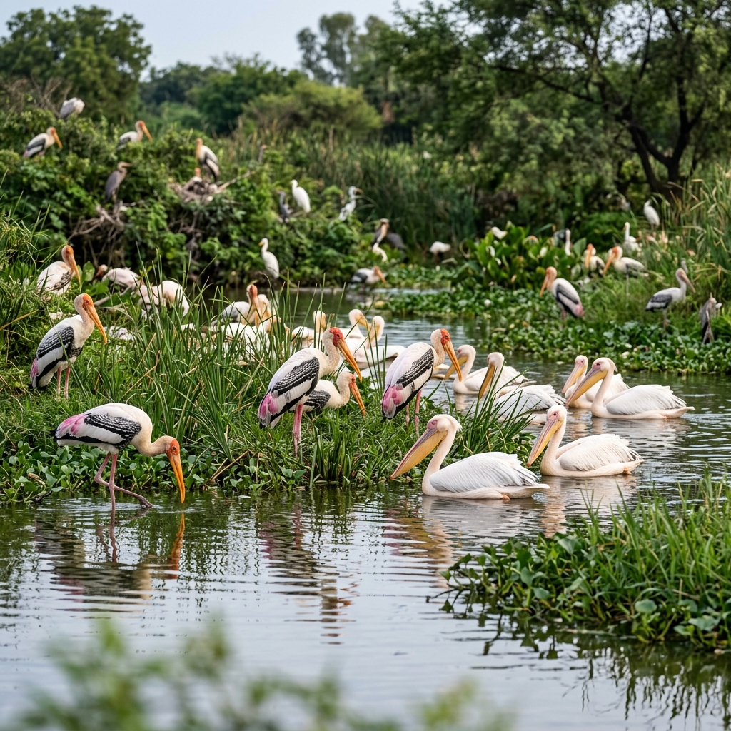 Half day safari exploring Kumana Villu bird sanctuary and wildlife